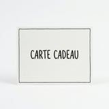 Carte cadeau