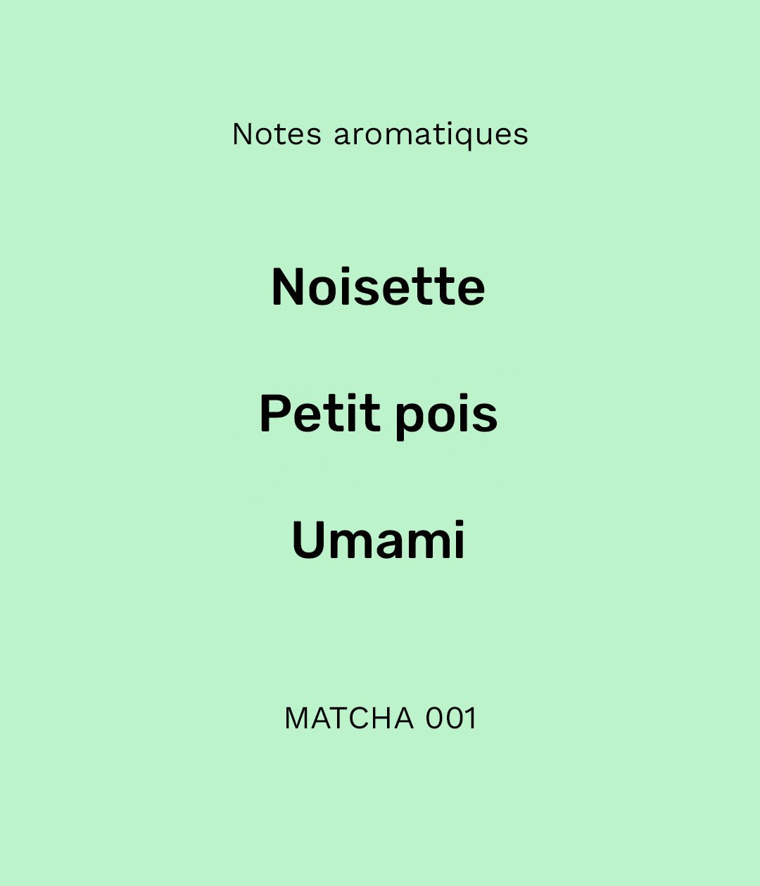 MATCHA 001 - Le nouveau matin